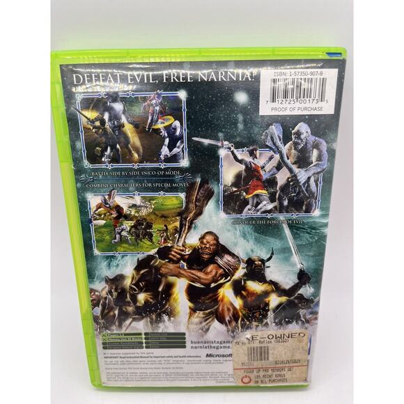 Chronicles of Narnia The Lion The Witch and The Wardrobe Xbox - CIB - TESTED - Picture 3 of 8